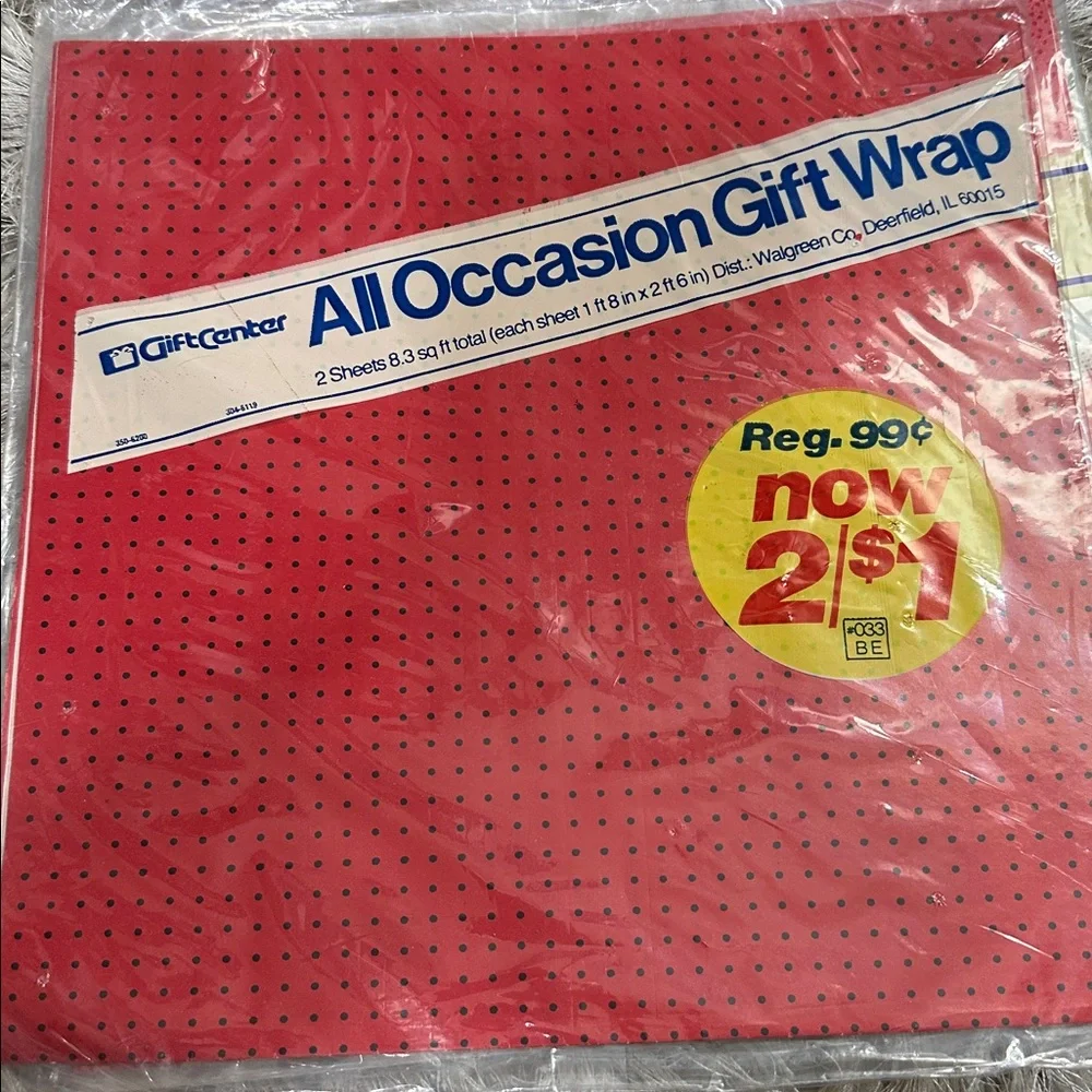 Lot Of 11 Packages Of Various Gift Wrap Wrapping Paper Sheets Vtg Retro 80’s 90s
